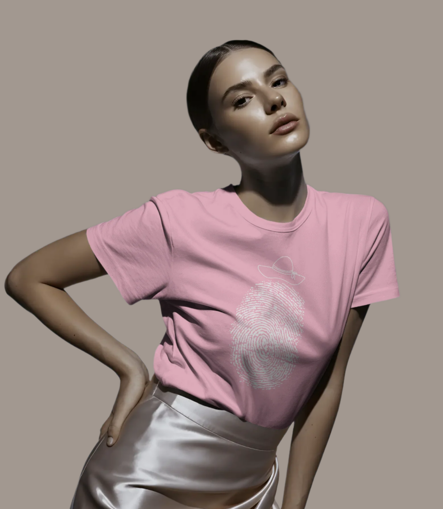 Women Classic Fit Graphic T-shirt - Ladyprint - Pink