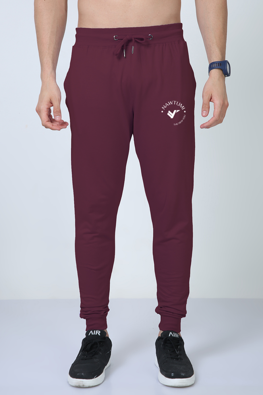 Men Joggers - Maroon
