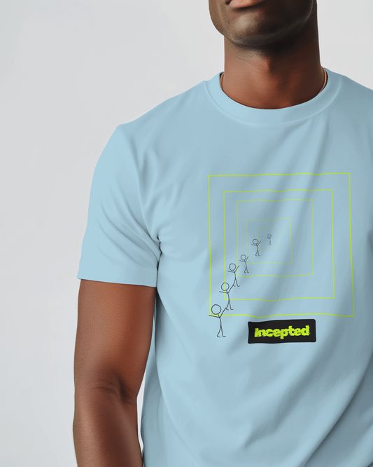 Unisex Classic Fit T-Shirt - Incepted - Baby Blue