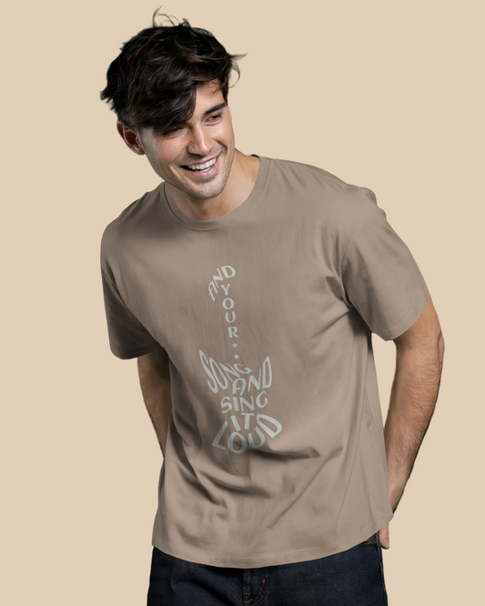 Unisex Classic Fit T-Shirt - Find Your Song - Mushroom
